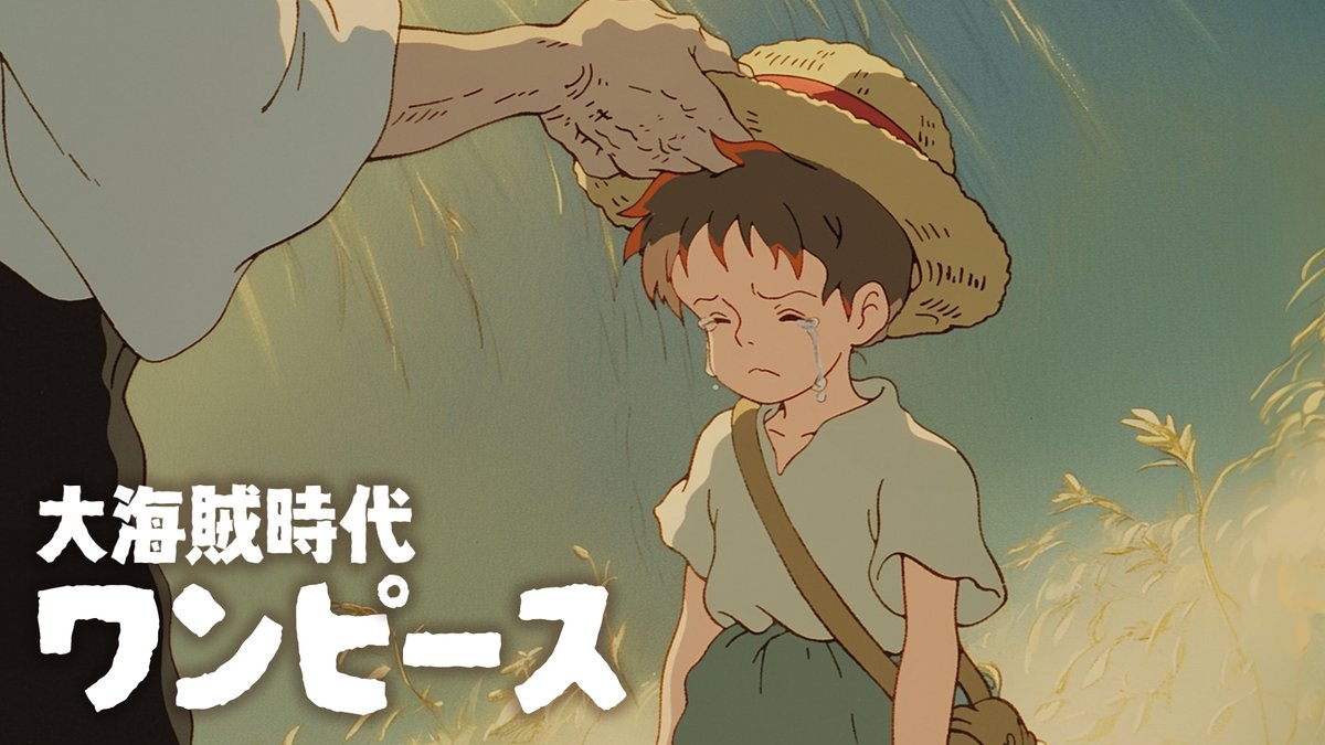 AIにも挑戦してます！
ジブリ風にしてみたOnepiece 第一話
#ONEPIECE #ジブリ
youtube.com/watch?v=I4Zw-d…