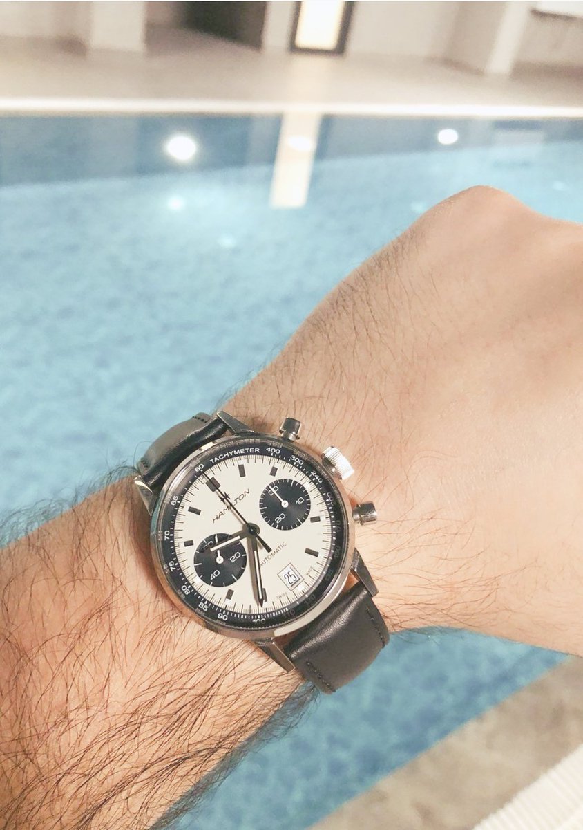 _myworldwatch's tweet photo. From yesterday... Of course I didn't go in the pool with a watch 😂
Hamilton Intra-Matic Chronograph "Panda" 🐼 @hamiltonwatch
#m2w
#watch #watches #hamilton #hamiltonwatch #hamiltonwatches #hamiltonintramatic #pool #panda #pandadial #watchcollector #watchcollection https://t.co/bzkPRbq3mc