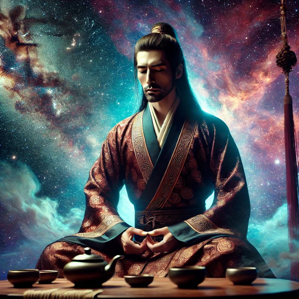 EternalConcious's tweet image. “In the flow of Daoist Alchemy, transform your inner energies by harmonizing with the Tao. Through quiet meditation and balance, discover the path to spiritual longevity and inner peace.”

#DaoistAlchemy
#InnerHarmony
#DivinityGuide