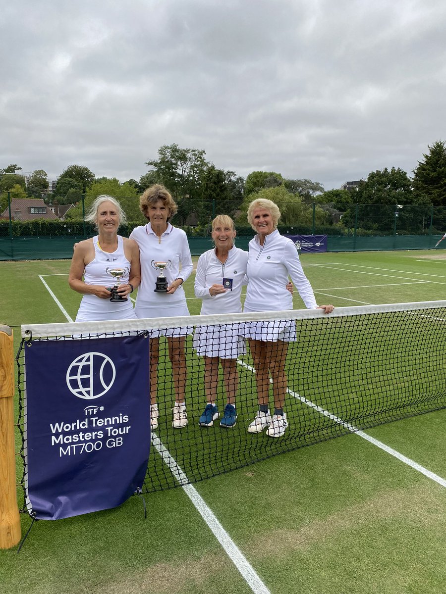 Congratulations to our head coach Belinda competing in the British ITF Veterans Grass Court championships at Wimbledon. 🎾☀️💪

- Semi Finals in the 0’60’s singles event. ⭐️ 
- Runners up in the finals of the 0’60’s doubles events. 🥈 

Huge well done!!! 👏💪