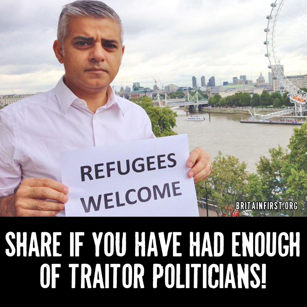 If you could say one thing to Sadiq Khanage, what would it be? 
Comment below 👇