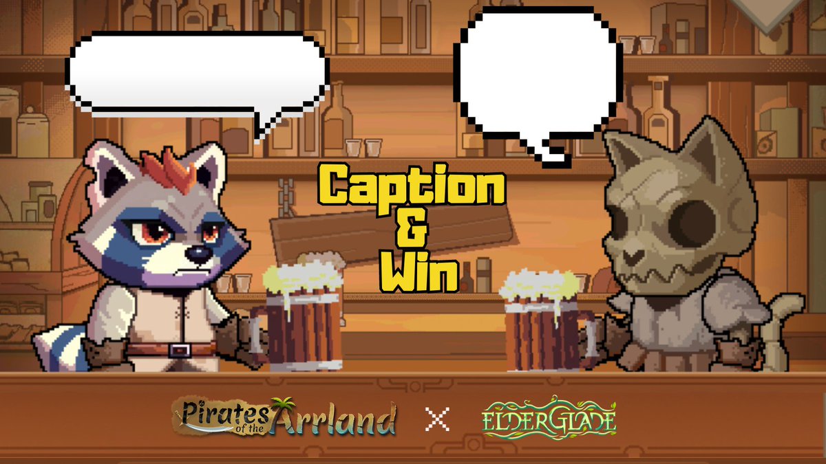 Elderglade Weekly Quest: Caption and Win 50 USDT! 🚨

We've joined forces with <a href="/ArrlandGame/">Pirates of the Arrland 🏴‍☠️</a> to test your creativity &amp; wit! Come up with the most entertaining caption between these two characters $ win 💰👀

Rules:
✅Tag <a href="/Elderglade/">Elderglade</a> &amp; <a href="/ArrlandGame/">Pirates of the Arrland 🏴‍☠️</a>
✅ Like &amp; Retweet
✅ Drop your