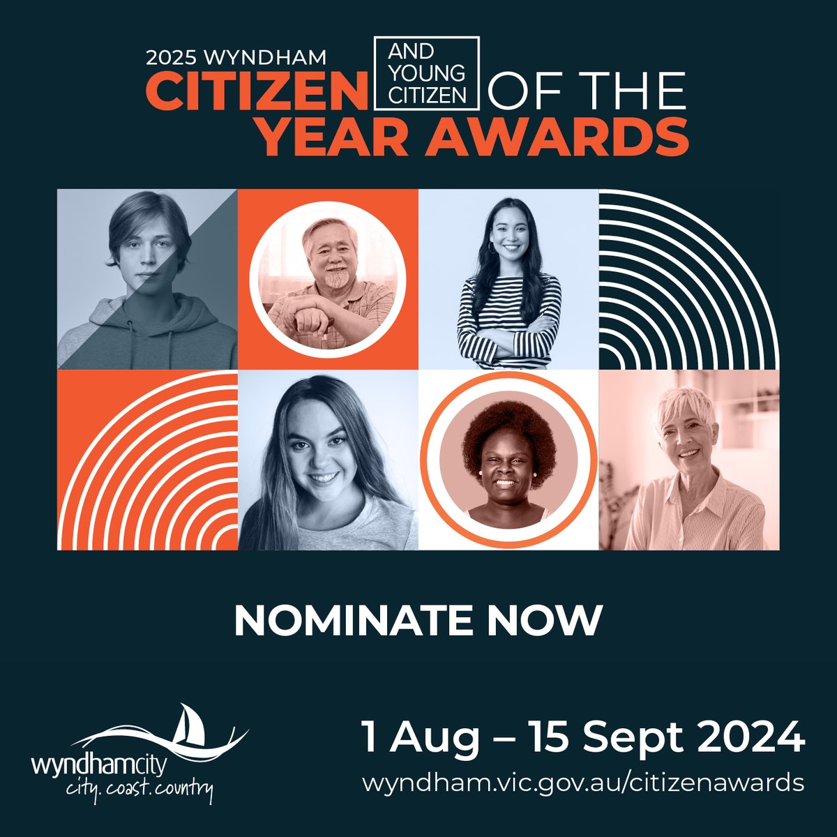 Know someone who works behind the scenes to help others? Say thank you by nominating them for the Wyndham Citizen and Young Citizen of the Year Awards 2025! Nominations close 15 September, so spread the word!wyndham.vic.gov.au/citizenawards
