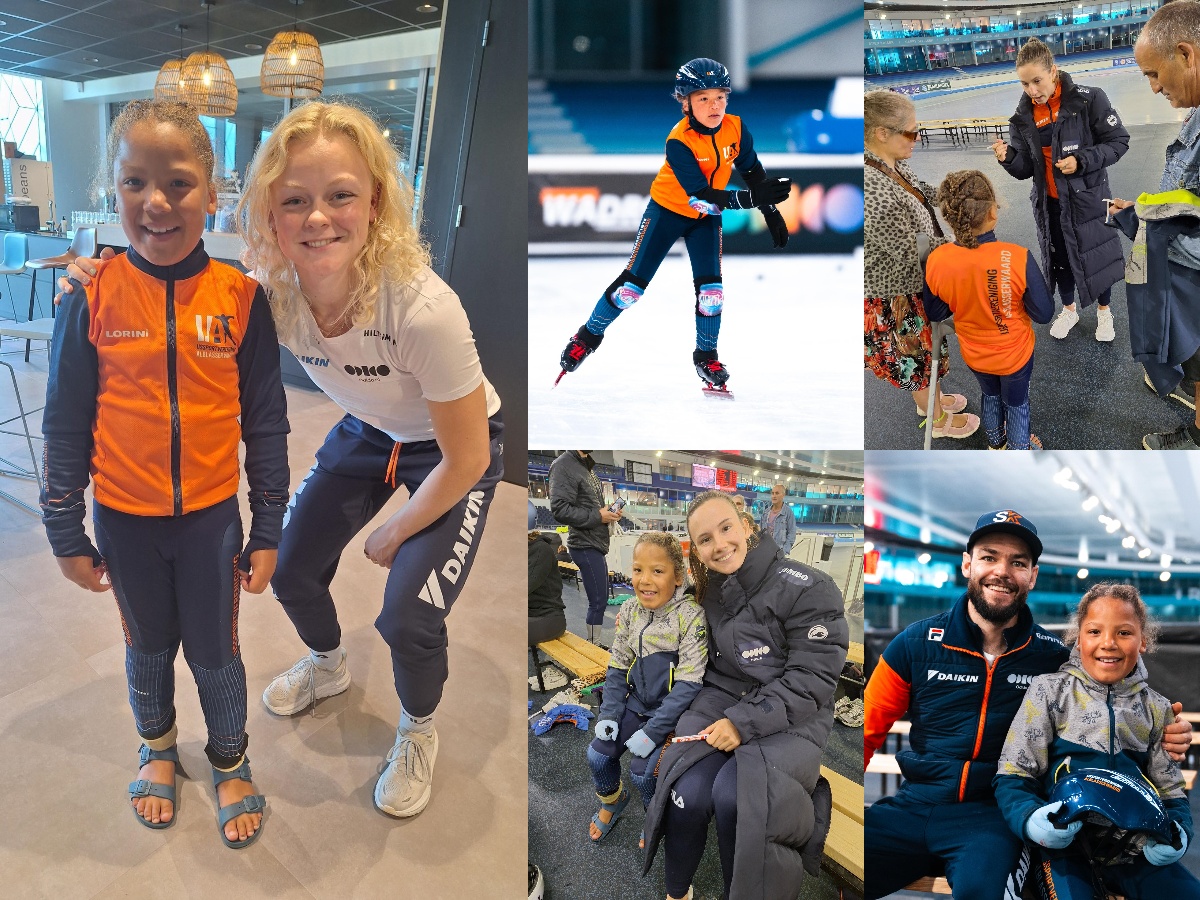 Woensdag 21 augustus jl. waren we met de 8-jarige jonge mantelzorger Richano te gast in Thialf voor een shorttrackclinic van TeamNL. Richano mocht niet alleen zelf het ijs op, er was ook ook een meet &amp; greet en een rondleiding. Check: mijnheld.com/heldennieuws/r…