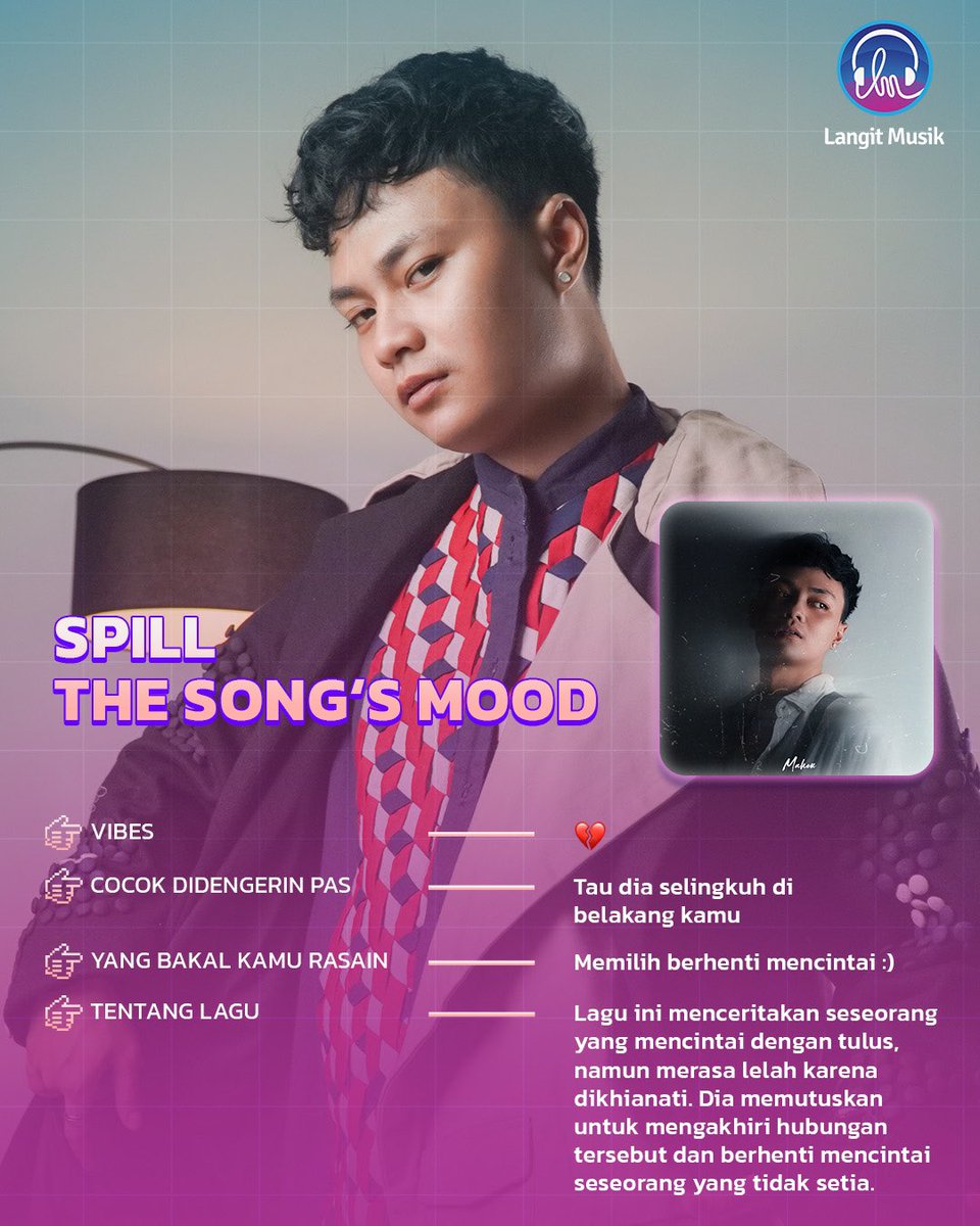 LangitMusik's tweet photo. Sedih banget gak sih? Giliran kita udah tulus, ehh malah di selingkuhin! 🥲 Biar makin galau, yuk dengerin rilisan terbaru nya Mahen “Memilih Berhenti” cuma di Langit Musik. Download aplikasinya sekarang! 😍❤️🎧

https://t.co/2CdxNOmejO

#Mahen #MemilihBerhenti #LangitMusik https://t.co/vZCpckluNC