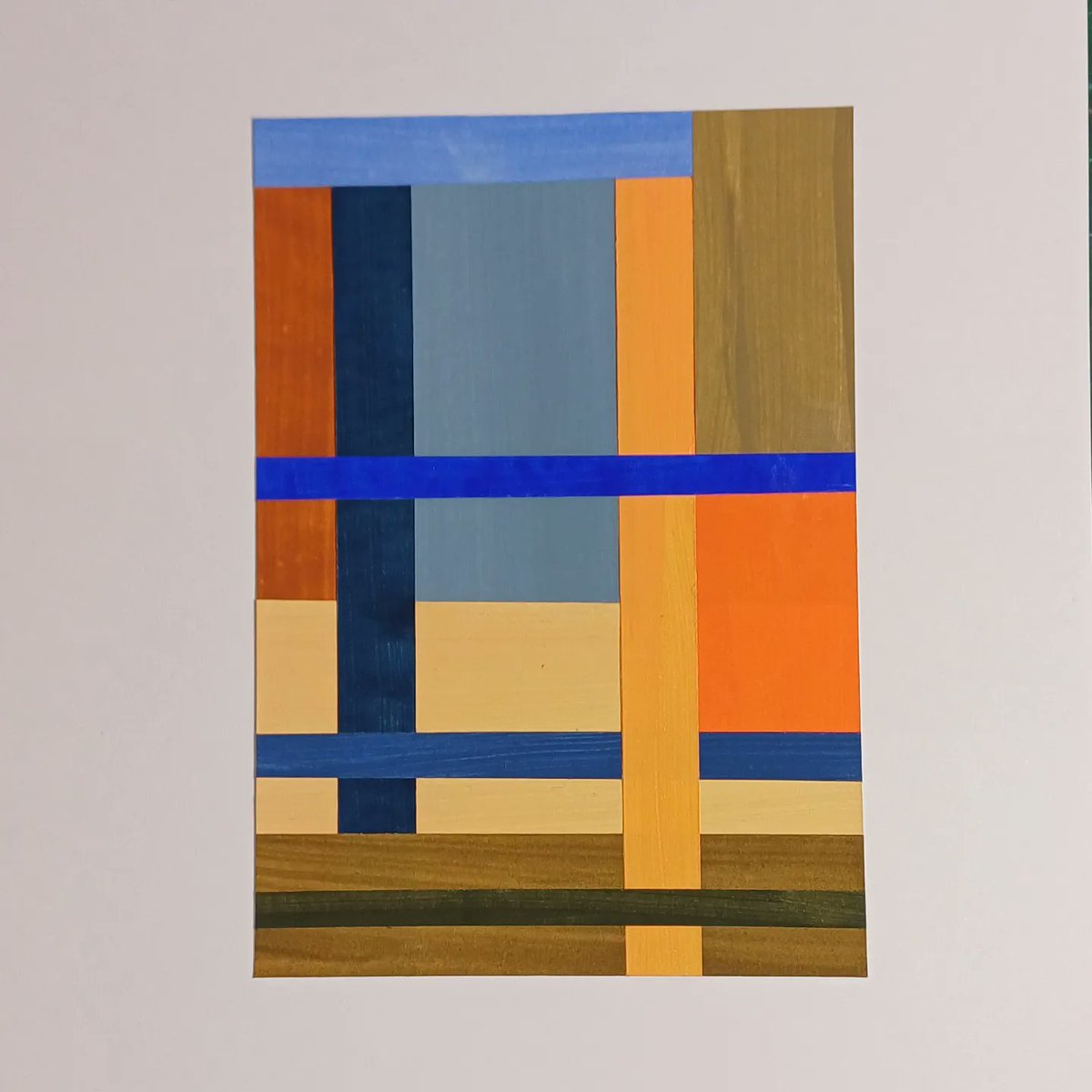 CatPigeons's tweet image. My favourite colour scheme studies so far,  #complementarycolours blue and orange, and 10 of their muted colours and chromatic greys.
I&apos;m following the lessons in #davidhornungcolourworkshop book. 
#davidhornung #ColourAWorkshopForArtists #colourtheory #colourstudies