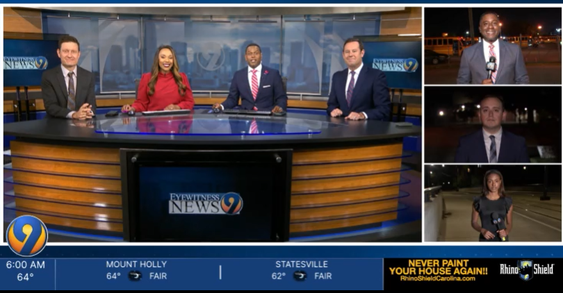 Happy first day of school for 8 local schools districts including CMS and Union County! Our team is getting you back into the swing of things! <a href="/DamanyWSOC9/">Damany</a> <a href="/TrafficTeam9/">Traffic Team 9</a> <a href="/kmondayWSOC9/">Keith Monday</a> <a href="/AlmiyaWhiteTV/">Almiya White</a> <a href="/EliBrandTV/">Eli Brand</a>  <a href="/wsoctv/">WSOCTV</a>