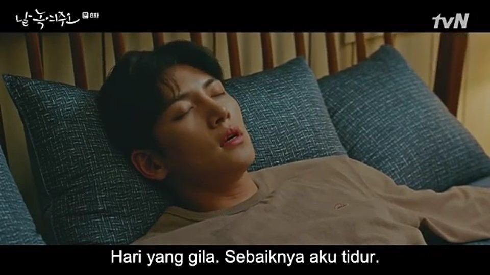 Aku setelah menjalani hari senin: