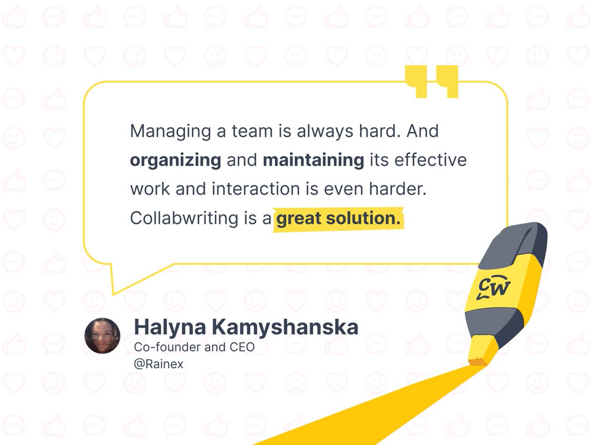 _Collabwriting's tweet photo. Managing #information in your team can be simple when you have the right place to store and organize all the knowledge. 🧠
Learn more here: https://t.co/bNroDIGsXH
#collaboration #notetaking #knowledgesharing #teamwork #collabwriting https://t.co/jSDDsqwDHG