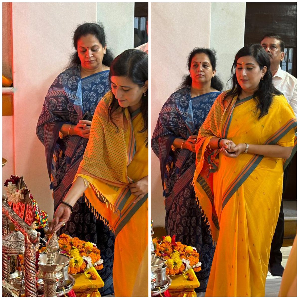 BansuriSwaraj's tweet photo. आज श्रीकृष्ण जन्माष्टमी के पावन अवसर पर मंदिर  मार्ग स्थित बिरला मंदिर में लड्डू गोपाल की पूजा-अर्चना कर, उन्हें झूला झुलाने एवं दर्शन का सौभाग्य प्राप्त हुआ। उनकी मासूम मुस्कान और मनमोहक रूप देखकर मन पूरी तरह से भक्तिभाव से भर गया।

लड्डू गोपाल के चरणों में शीश नवाकर उनकी कृपा की प्रार्थना की, ताकि हर घर में उनके बाल रूप की तरह मासूमियत, खुशियाँ और प्रेम हमेशा बना रहे। भगवान श्रीकृष्ण का आशीर्वाद प्राप्त कर मन को असीम शांति और आनंद की अनुभूति हुई।आप सभी को भी श्रीकृष्ण जन्माष्टमी की हार्दिक शुभकामनाएँ।

#JANAMASHTAMI 

@BJP4India 
@BJP4Delhi