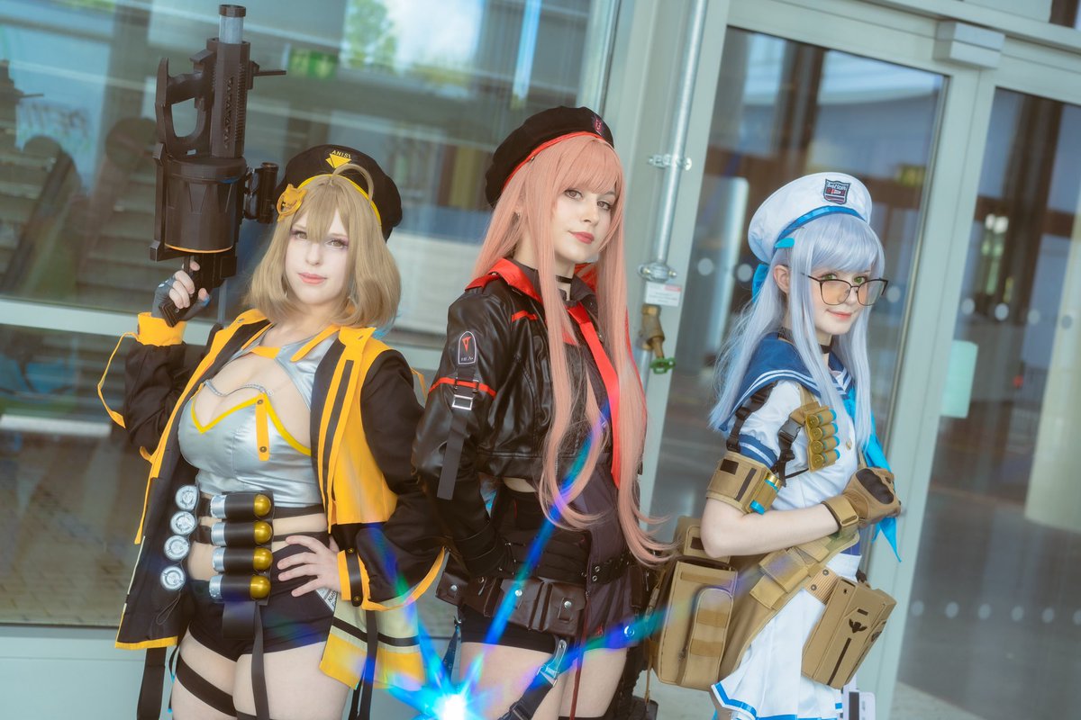 Umaruu_nn's tweet photo. NIKKE at Gamescom 🔥

Rapi: Yuna_cos
Neon: @Umaruu_nn 
Anis: Neko_Natti

📸 @KoyoyoDD 

@NIKKE_en @gamescom #NIKKE #gamescom2024 https://t.co/JBVz9kyLdY