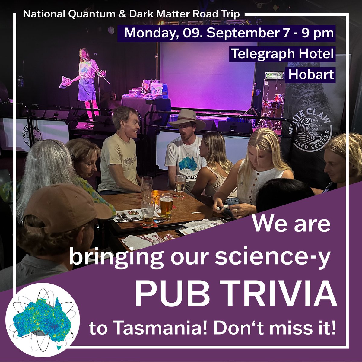 We’re coming to Tasmania! @ARC_EQUS <a href="/ARC_DMPP/">Dark Matter Centre</a> <a href="/DeadlyScience/">DeadlyScience</a> #scienceweek