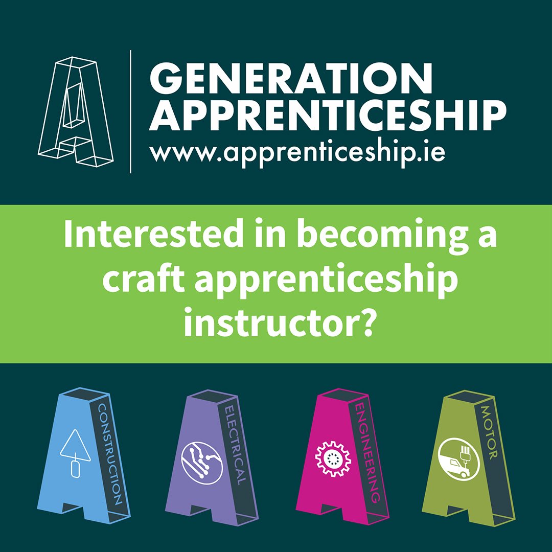 ddletb's tweet photo. Become a Craft Apprenticeship Instructor with DDLETB!
DDLETB's Training Centres in Tallaght, Loughlinstown, and Baldoyle are hiring Craft Apprenticeship Instructors.
Apply Now: https://t.co/Ad60KYnhdT
#CareerOpportunity #GenerationApprenticeship #CraftInstructor #Teamddletb https://t.co/RCZSanAQiX