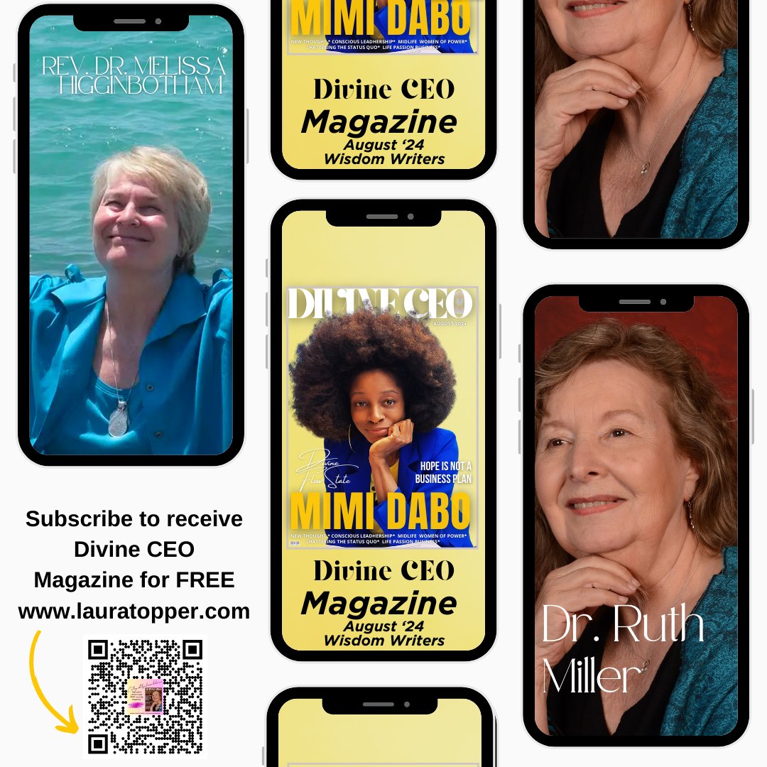 laura_topper's tweet photo. Have you signed up for Divine CEO Magazine yet? 💥SUBSCRIBE here to Receive your FREE monthly DIVINE CEO eMagazine. Delivered to your inbox instantly on sign up. 💯 🧜🏻‍♀️
https://t.co/xljynseO4w https://t.co/pXKi35sFDt
