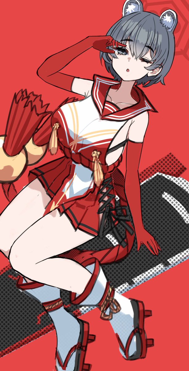 ツバキ「春日ツバキ#ブルアカ #ブルーアーカイブ 」|トイジ21のイラスト