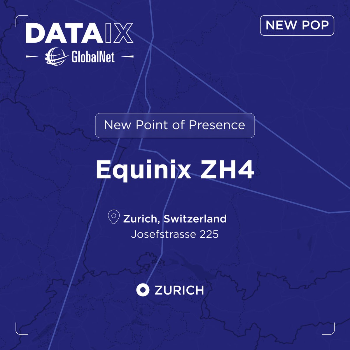 gnm_gnmix's tweet image. GlobalNet’s New PoP in Zurich

We’re pleased to announce the launch of our new Point of Presence at the Equinix ZH4 data center, located at Josefstrasse 225, Zurich, Switzerland.

Learn more: gblnet.net/news/297

#globalnet #dataix #ix #connectivity #dwdm #zurich