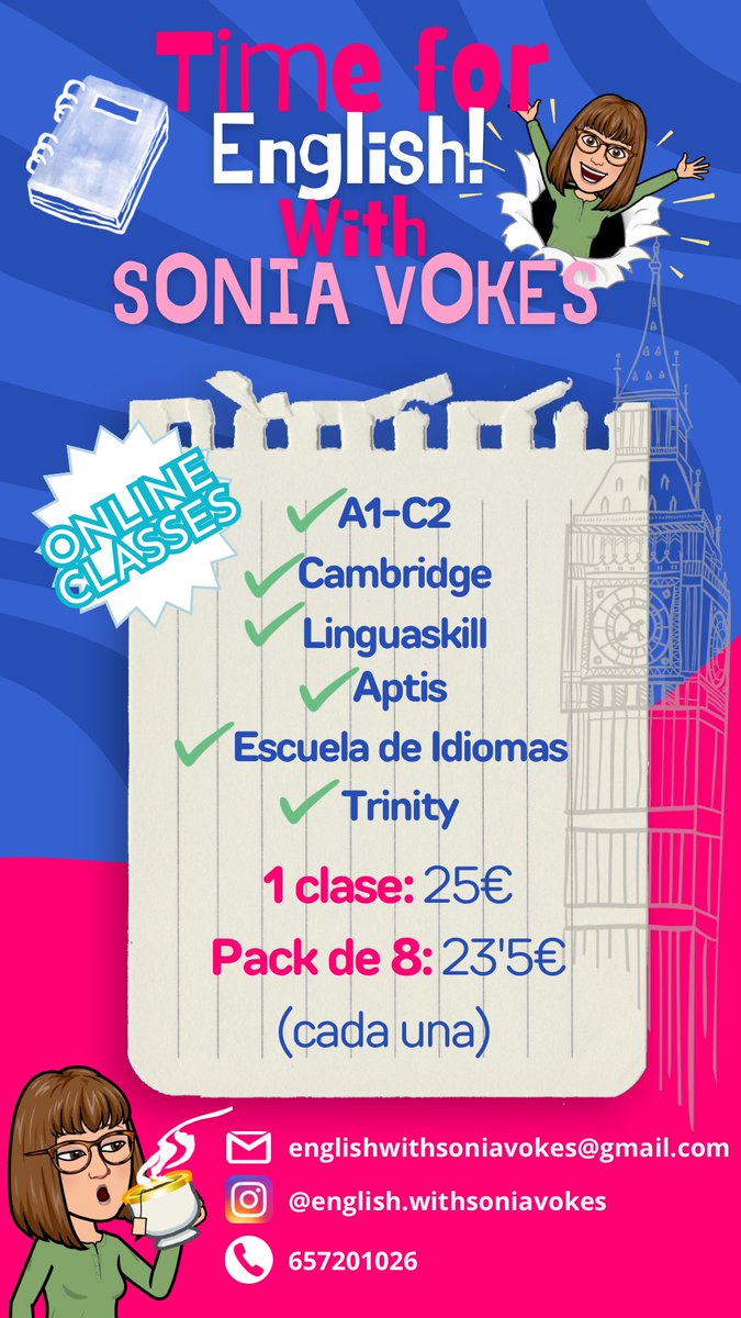 CarmenVokes's tweet photo. Si buscas clases de inglés con una nativa y online.
Os recomiendo esta profesora!! Por si a alguien le interesa 

#ClasesDeInglés #AprenderInglés #Educación #Inglésparatodos #LearnEnglish #English https://t.co/lqa6wSrCxF