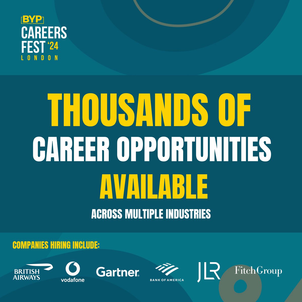 BYPNetworkApp's tweet image. Join us at the highly anticipated collaborative BYP Network Careers Fest and Leadership Conference events this September! 🤩

🔗 eventbrite.co.uk/e/careers-fest…

#bypnetwork #careersfestival #speednetworking #networking