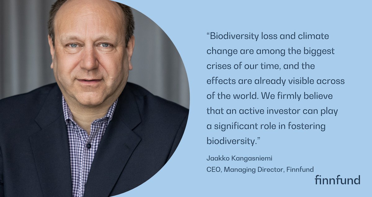 Finnfund's tweet image. New policy statement will guide Finnfund's investment activities in strengthening #naturalvalues and #biodiversity 💚 
Learn more 👉 finnfund.fi/en/news/new-po… #impinv #developmentfinance