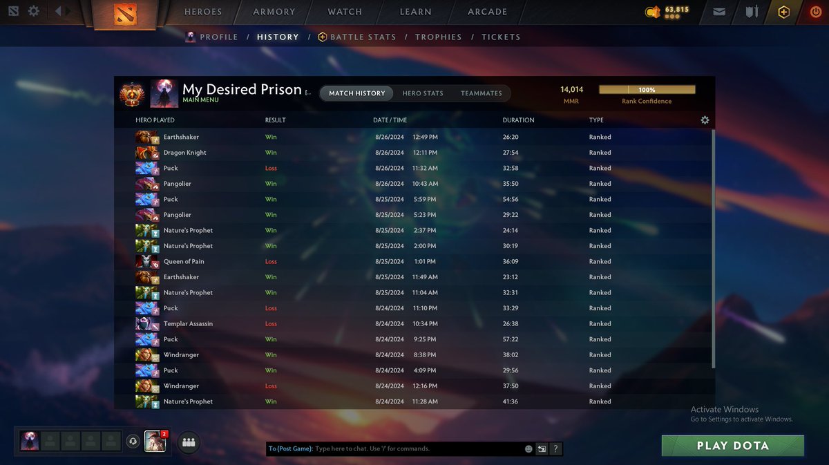 Finally,can say it road to 15k now 🥹
I gain 1,2k mmr in 3 weeks playing in europe server lol