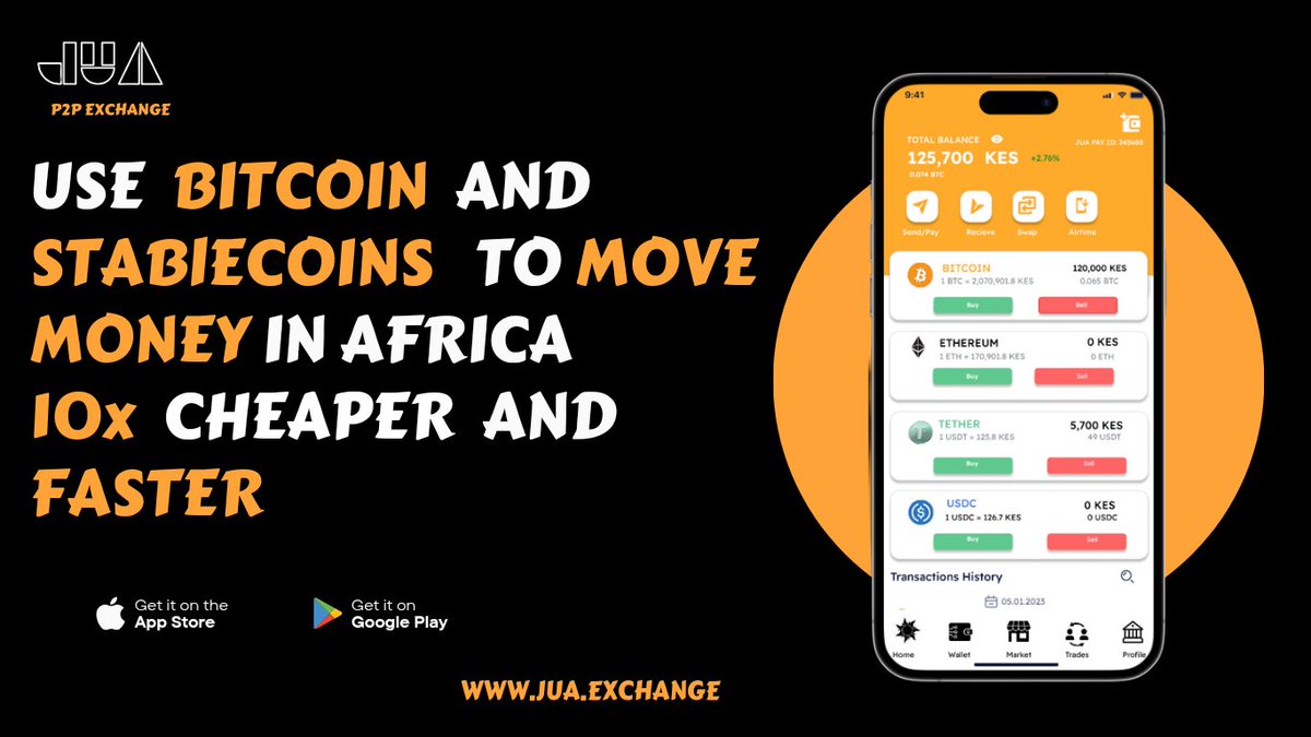 jua_exchange's tweet photo. Use starlink  internet to move money faster in Kenya and Africa, through safaricom mpesa and any payment you have. Financial freedom starts with you and with jua the limits are what you decide.
👇🏿👇🏿
https://t.co/Io0nGLurNi https://t.co/fSvgHcVN9V