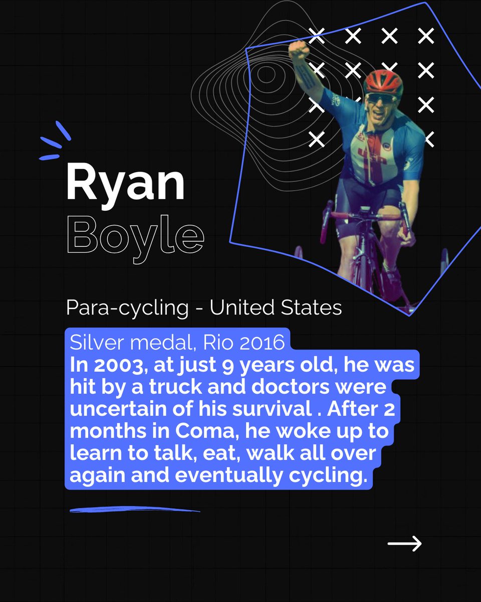 ⌛️JUST 3 DAYS until the #Paralympic Games in Paris! I’m sharing the stories of 3 incredible champions who did more than just compete, each of these athletes’ journeys is a life lesson, reminding us that obstacles are just stepping stones to  greatness. #Paris2024  #Paralympiques
