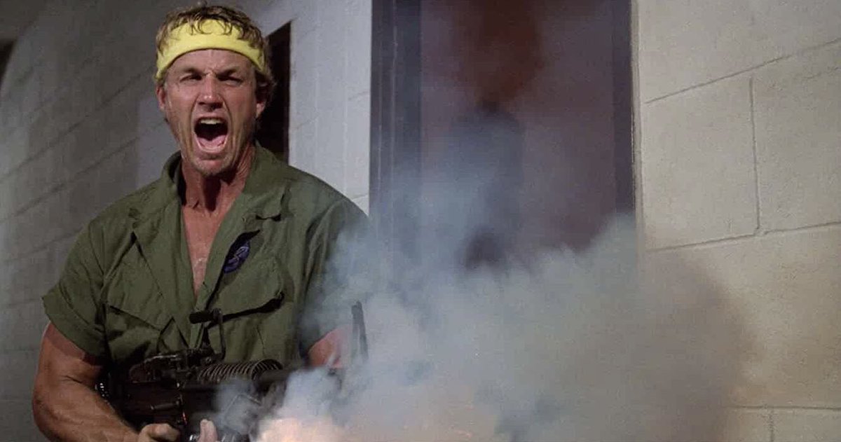 SkiesChloe's tweet photo. Released in Italy 37 years ago today, Bruno Mattei’s Strike Commando!

Mattei &amp; Fragasso’s first adventure to the Philippines to take advantage of cheap sets &amp; even cheaper labour.

Is there a term for these Filipino-Italian no-budget ‘80s films?

Italopinosploitation maybe, lol? https://t.co/dkq1pp6r0m