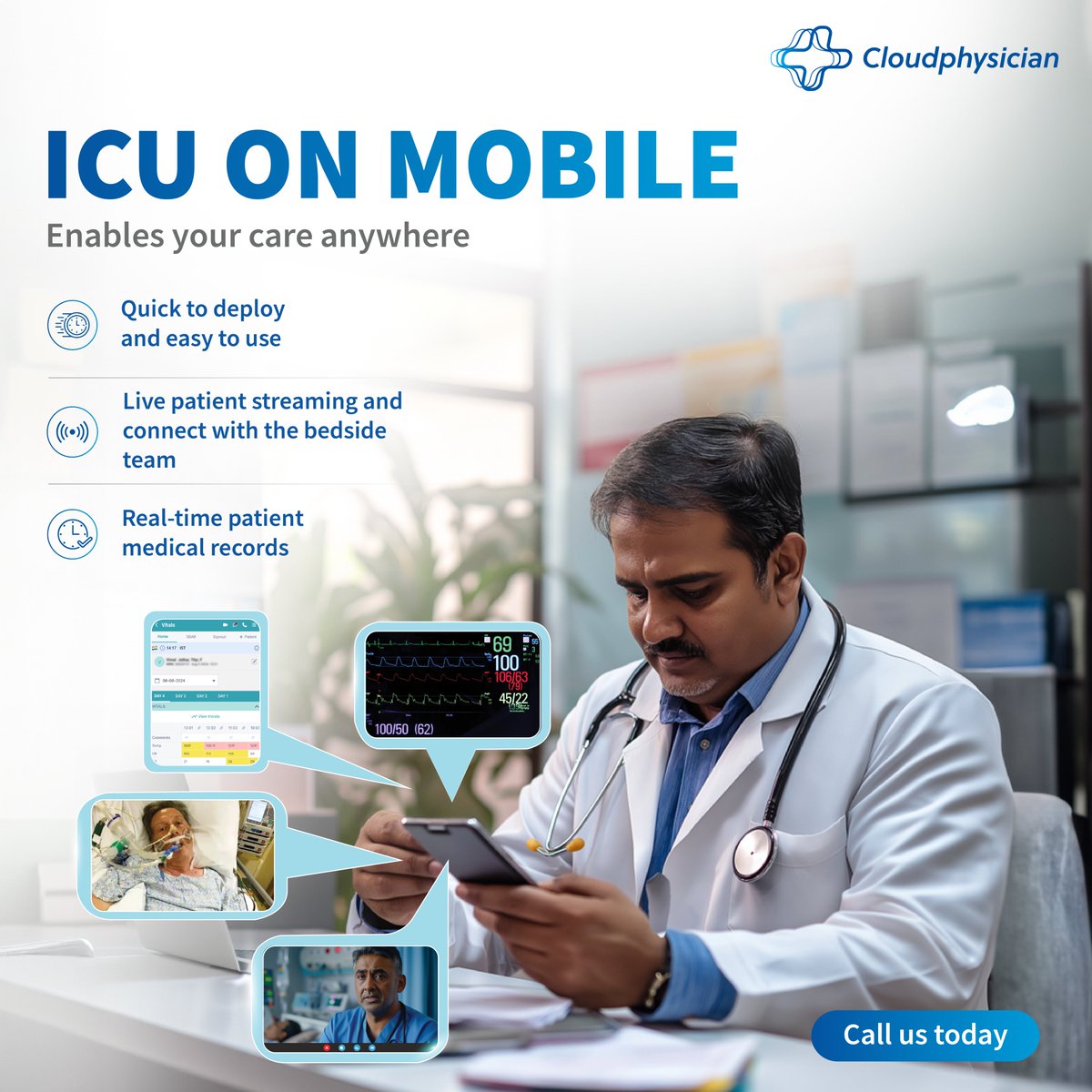 🚀 Transform your critical care with ICU-on-Mobile! Designed for easy deployment and use, this tool lets healthcare professionals deliver exceptional care anytime, anywhere. With real-time patient management, live video, and instant access to records.
#ICUonMobile #CriticalCare