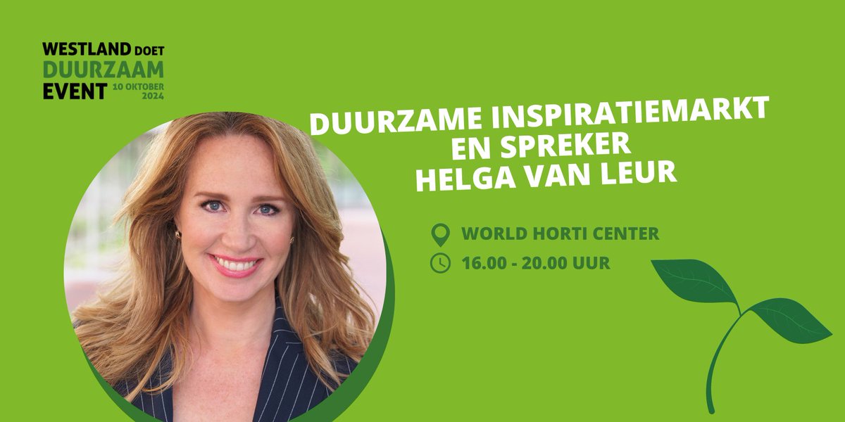 MKB Westland (@mkbwestland) on Twitter photo Op donderdag 10 oktober 2024 organiseren we op Dag van de Duurzaamheid samen met gemeente Westland, MKB Westland en VNO-NCW Westland-Delfland het evenement Westland DOET Duurzaam. mkbwestland.nl/event/westland… #duurzaam <a href="/helgavanleur/">Helga van Leur ☀</a> Op donderdag 10 oktober 2024 organiseren we op Dag van de Duurzaamheid samen met gemeente Westland, MKB Westland en VNO-NCW Westland-Delfland het evenement Westland DOET Duurzaam. mkbwestland.nl/event/westland… #duurzaam <a href="/helgavanleur/">Helga van Leur ☀</a>