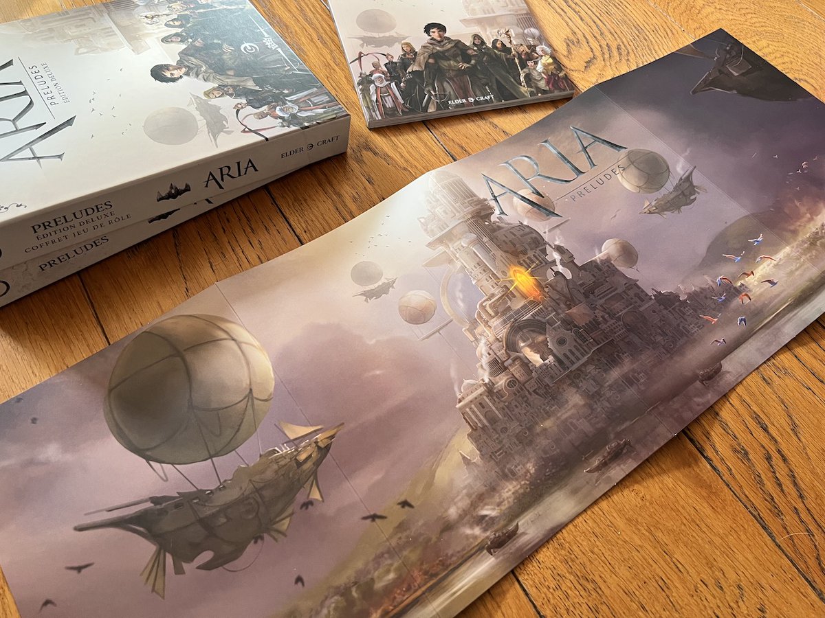 maitrelikao's tweet image. #RPGaDay2024 J.26 - Superbe écran de jeu - Aria Prélude