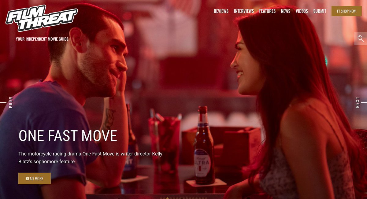 FilmThreat's tweet photo. "…fun to watch." Should you race to watch One Fast Move? Read Bobby LePire's review to find out.
https://t.co/mePqQpVvib #SupportIndieFilm #OneFastMove #Drama https://t.co/n2MrxmyAoz