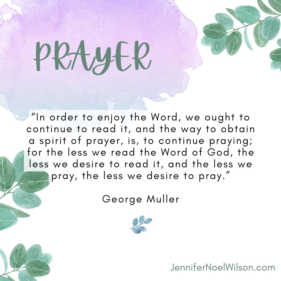 I picked George Muller as my historical mentor in graduate school. He was a faithful man of prayer. God provided in so many miraculous ways. If you ever get a chance to read his story, go for it! You will be encouraged.

#quotes #prayer #georgemuller #dontstoppraying