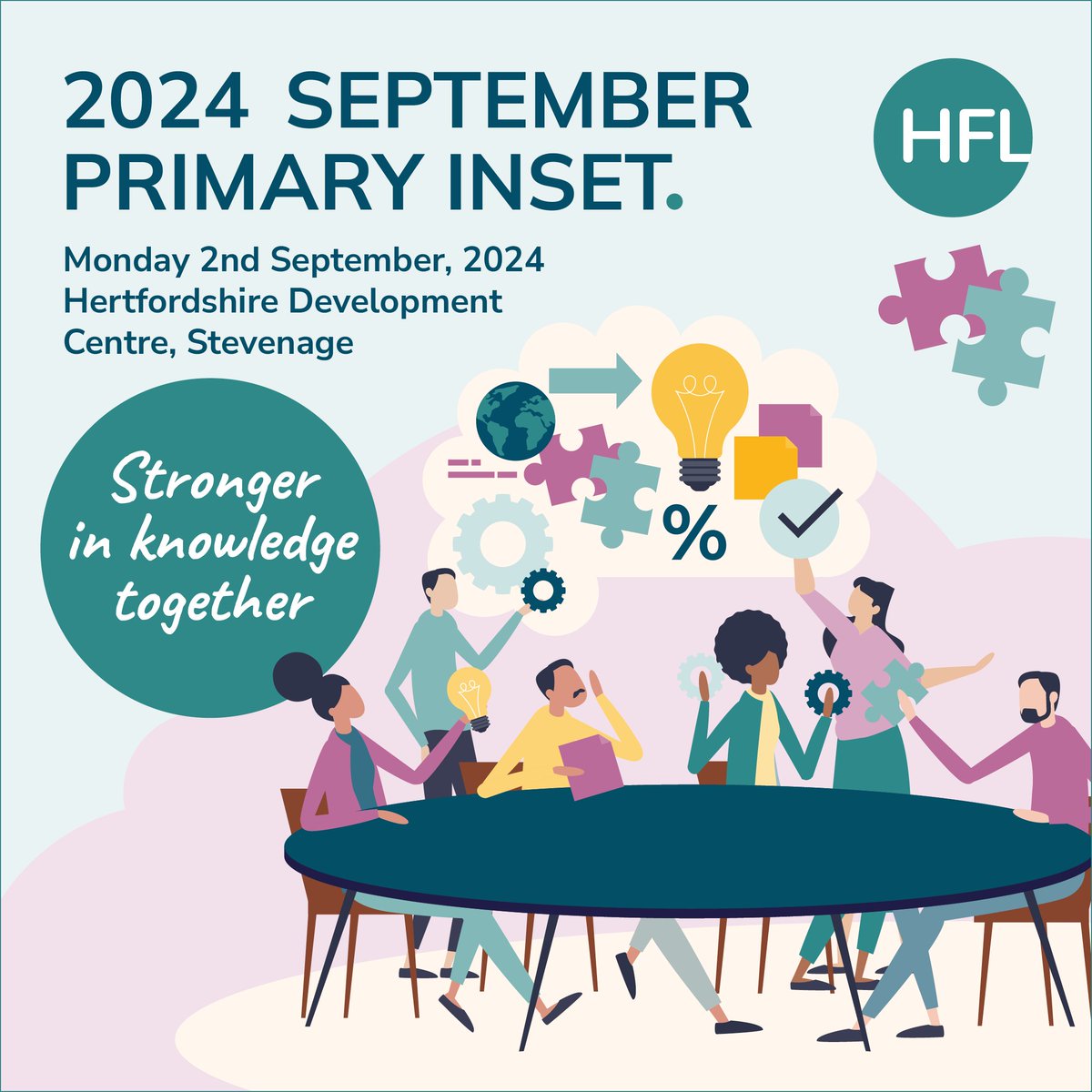 HFL_Education's tweet image. 📢1 week to go until our September Primary INSET!

We can’t wait to see you there for a day of engaging and up to date CPD for every specialism and experience level: hfl.mobi/PIorg

Not long to go now! 

#INSET