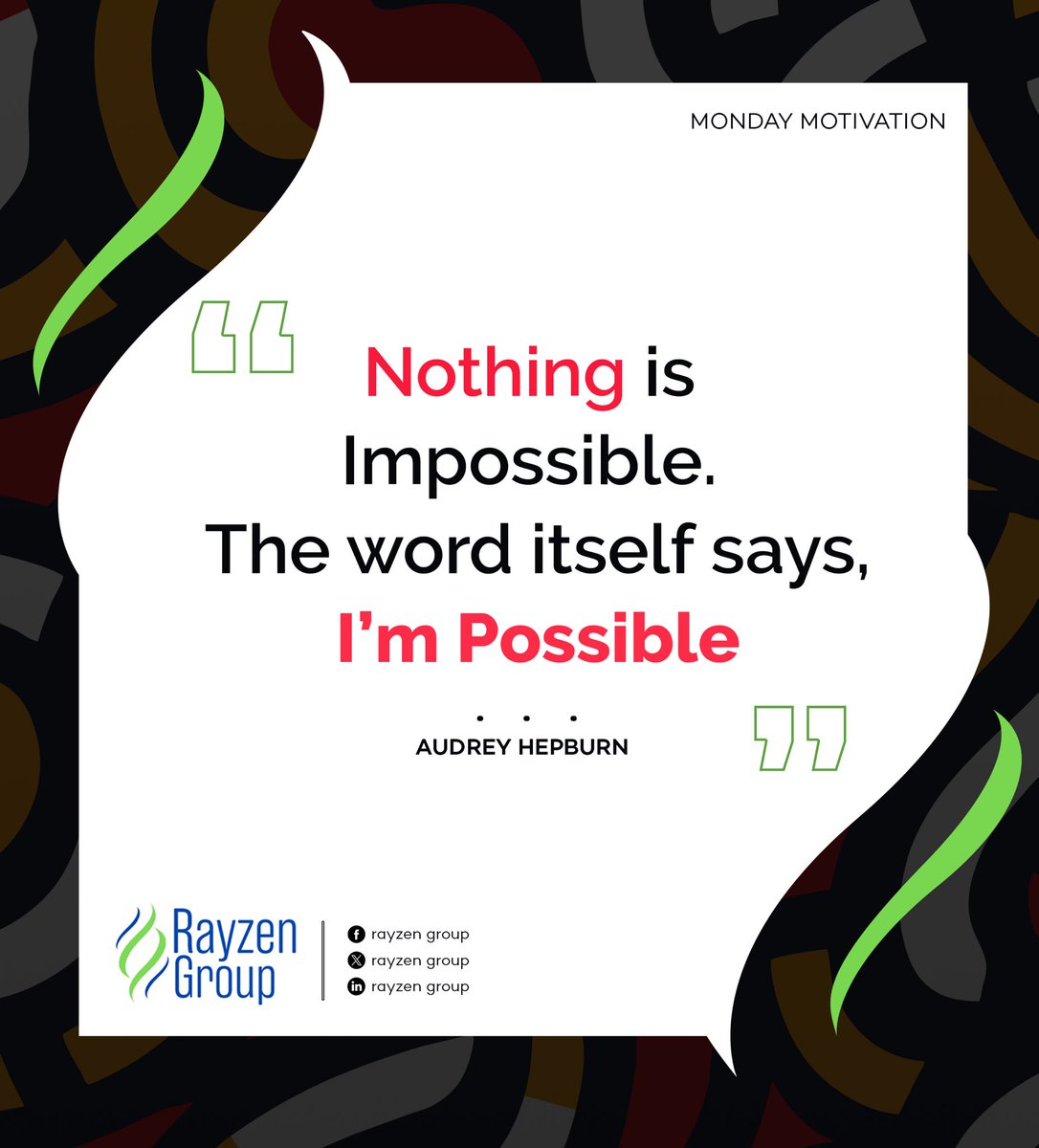 Reality_Agencyy's tweet photo. Another week is here!!
Let’s handle all your PR, marketing, event and publicity needs.

#rayzengroup #pr #marketing #events https://t.co/oANfeVFpbx