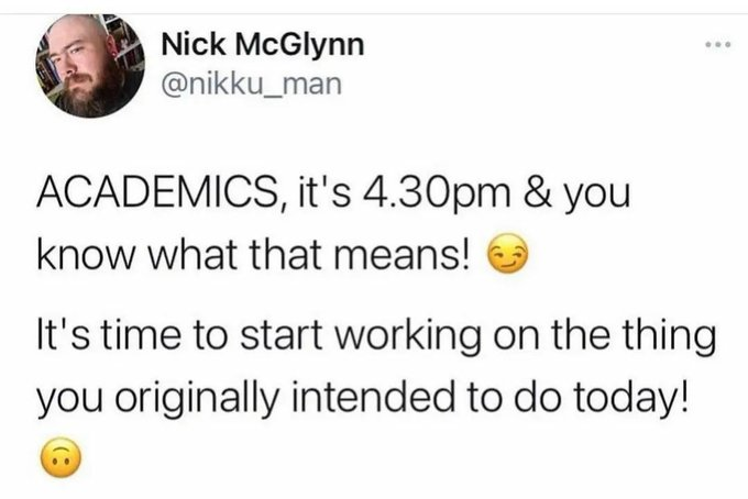 No time like the present, I always say 😅