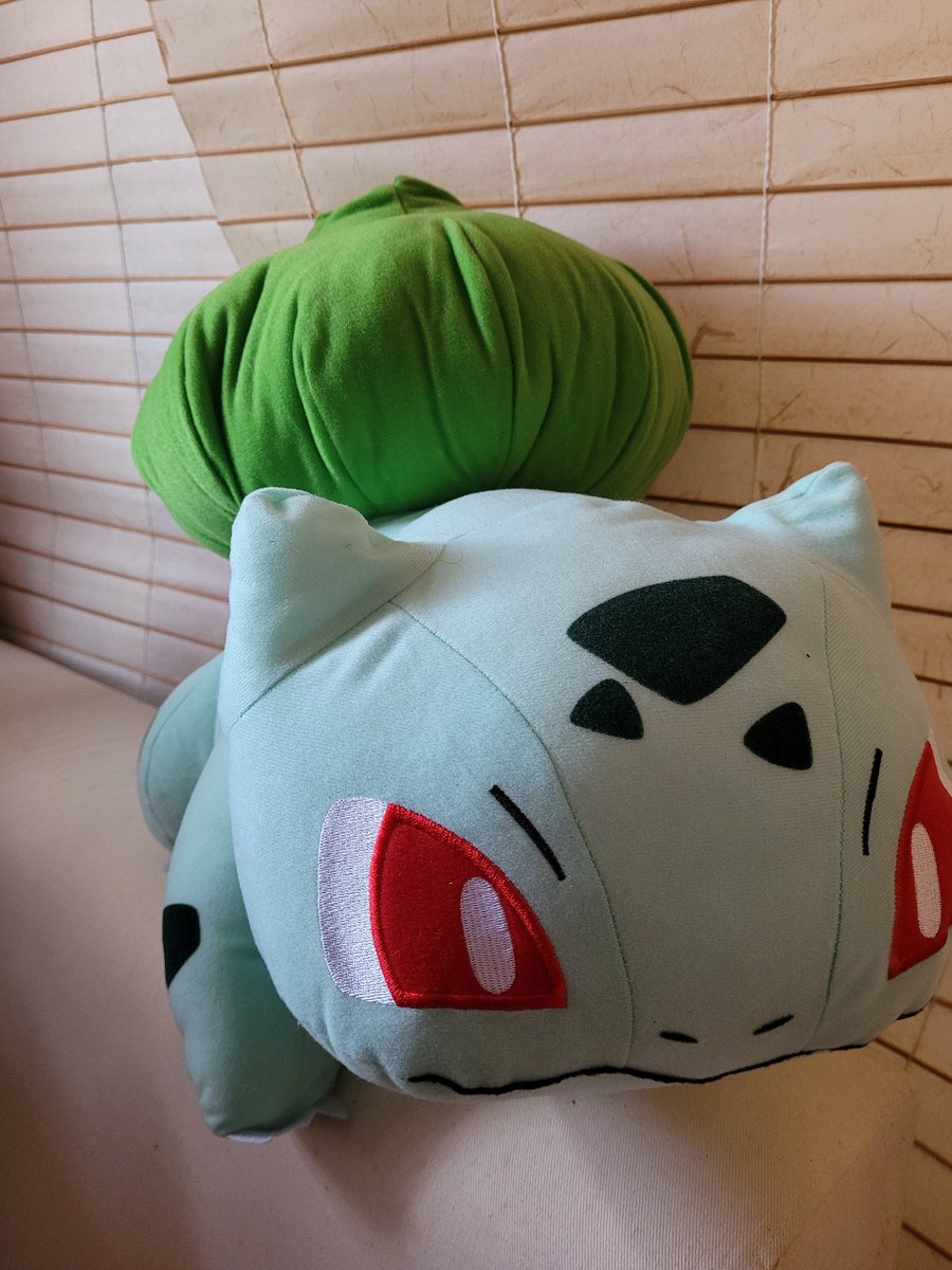 Heute zu verlosen... ein Bisasamplüschi, ca. 50cm groß. Glumanda hat euch gut gefallen, also mal schauen, wie es mit den anderen Startern steht.
Follow + Retweet und ihr seid dabei. Auslosung Sonntag!
Viel Glück an alle!