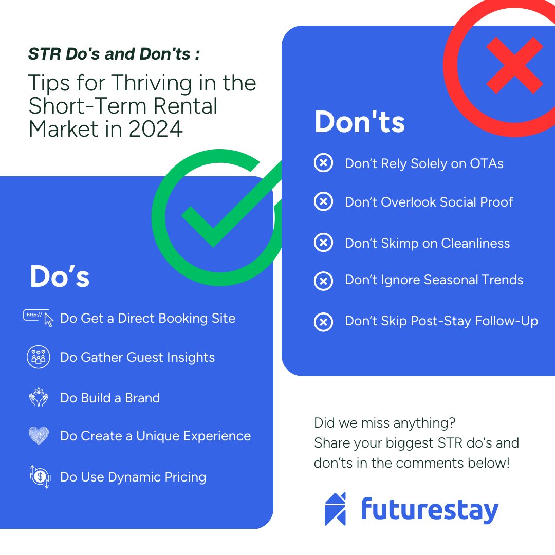 It’s not just about bookings; it’s about doing the right things right. What’s your go-to hosting rule?

#Airbnb #ShortTermRentals #AirbnbHost #Travel #Rentalpreneur #VRBO