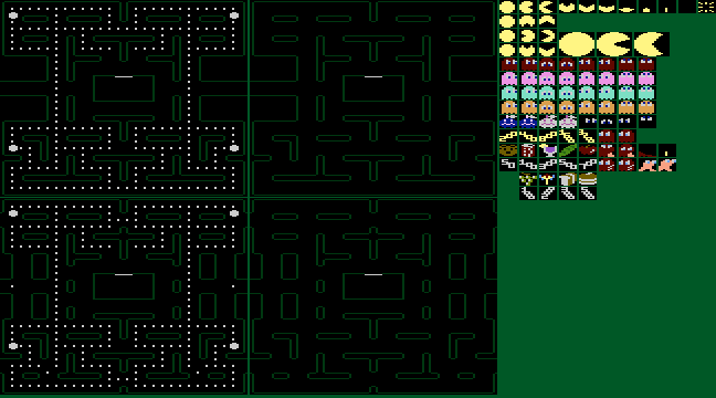 Atari 7800 Super Pac-Man Abc Hack Pac-Man &amp; Pac-Attacks &amp; Pac-Man Plus