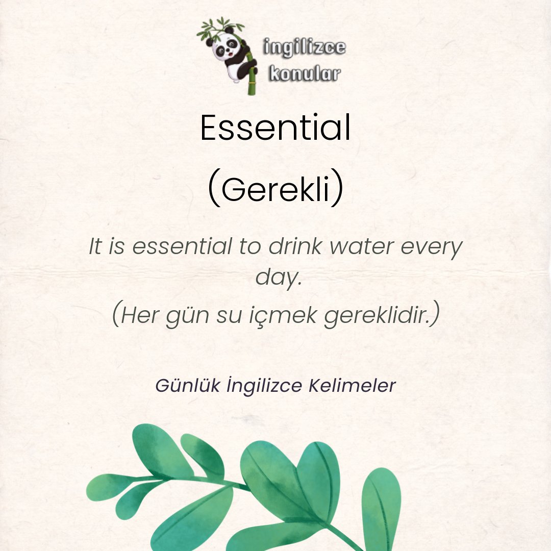 Yeni İngilizce Kelime: Essential (Gerekli)

Lütfen daha fazla İngilizce kelime için için bizi takip edin. ingilizcekonular.com ile ingilizce öğrenmek çok kolay.

#ingilizce #ingilizcekelimeler #ingilizcekursu #ingilizcedersi #ingilizcesözler #ingilizcekonular