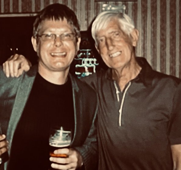 MoochinAboutltd's tweet photo. Happy birthday to these 2 rock’n’roll icons - @PinkFuzz (aka #DrunkKeith! ) and the original 60’s #Skiffle king… the late, great Clive Lazell #fivenutters #johnnyKidd https://t.co/CrDrrPX6AD