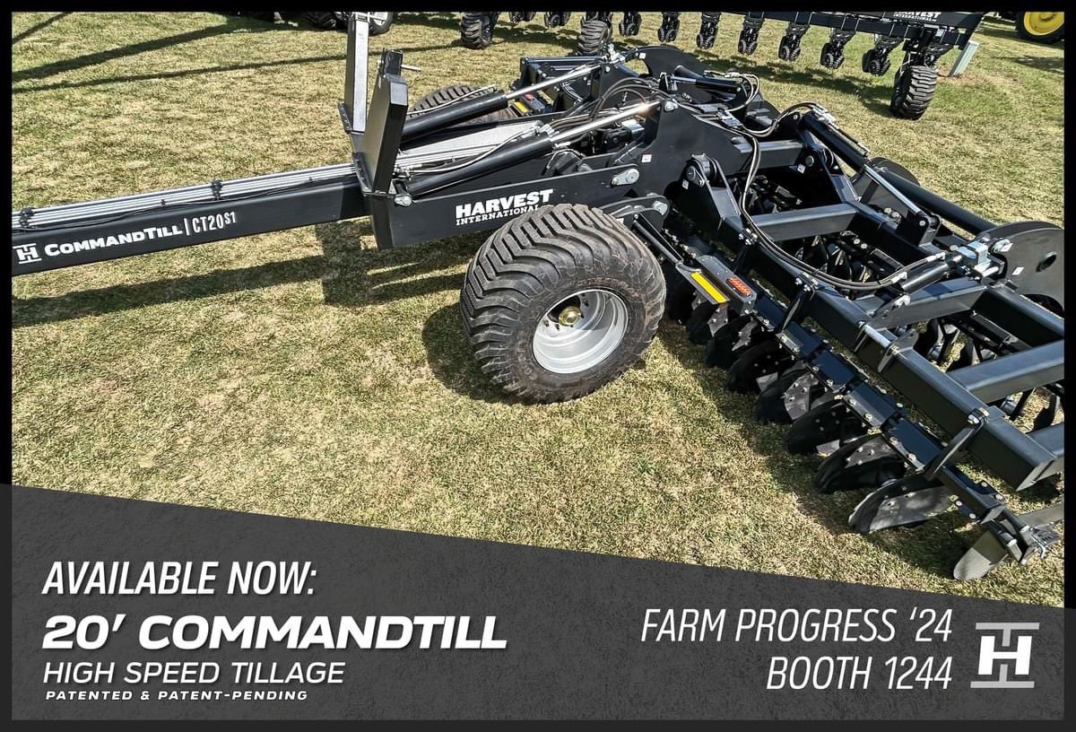 Find us in booth 1244 at #FPS24 Aug 27-29! Here's a look at just some of the equipment we'll have on display, from our new 80' high speed planter with our Vortex CSD to our latest 12 row strip till bar equipped with our new LaserTill1 strip till row units, and much more!