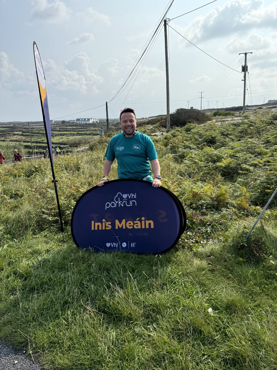 What an amazing bank holiday weekend! Travelled by coach, plane, coach and ferry to do Inis Meain <a href="/parkrunIE/">parkrun Ireland</a> - what an experience, and would definitely do it again! 🚌 ✈️ 🚌 ⛴️ 

Most of islanders came out to cheer everyone on as they run around their beautiful island 🏝️