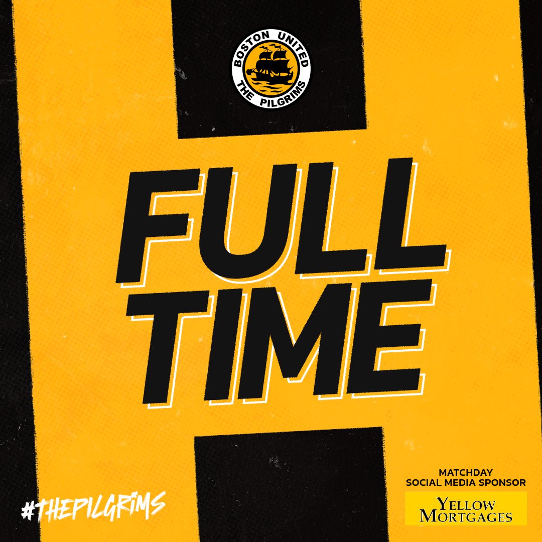 FULL-TIME: York City 0-2 Boston United (Hazel 69, Ward 87).