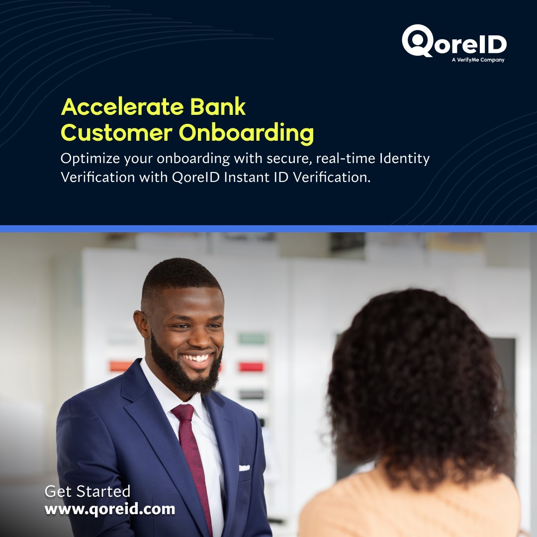 getqoreid's tweet image. Optimize your onboarding process with QoreID&apos;s fast and secure Instant ID Verification.

For more information, please visit qoreid.com to sign up or book a demo. 

#qoreid #b2b2c #DigitalID #InstantIdentityVerificationSolution #compliance #kyc #onboarding
