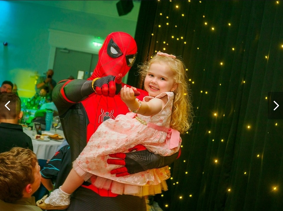 Using Spiderman magic to help kids in hospital - Dale is one of our trustees... one day, spidey fingers crossed, he hopes to reach Tom Holland...  and do a hospital visit with him...

mirror.co.uk/news/uk-news/s…

#Spiderman  <a href="/TomHolland1996/">Tom Holland</a>