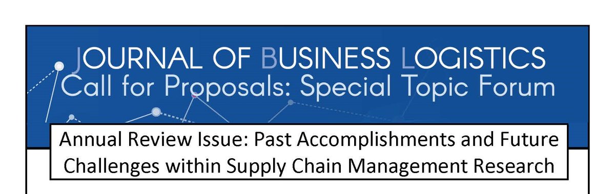 JBizLogistics's tweet photo. It's the final week to submit your best work to our #annualreviewissue! Read the full #callforpapers on our website: https://t.co/nugQ5BXis7 https://t.co/KewwKmSflA