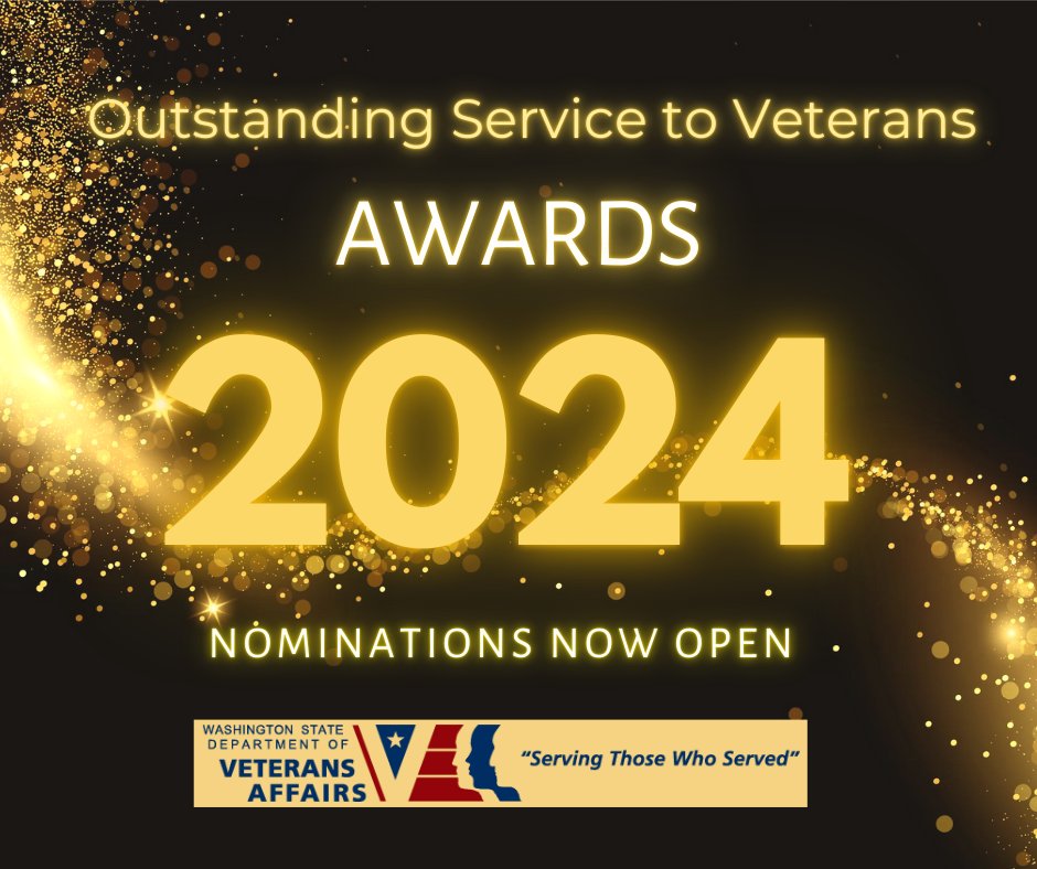 Outstanding Service to Veterans Awards - Now Accepting Nominations

Award winners are invited to participate in the Auburn Veteran's Day Parade, followed by recognition at a special luncheon.

To submit a nomination: ow.ly/2fFQ50SU9zn