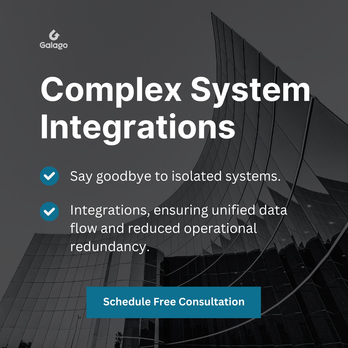 Galago_Agency's tweet image. Streamline your operations with Galago’s expert complex system integrations.

We ensure unified data flow and eliminate operational redundancy, transforming isolated systems into a cohesive powerhouse.

#SystemIntegration #UnifiedData