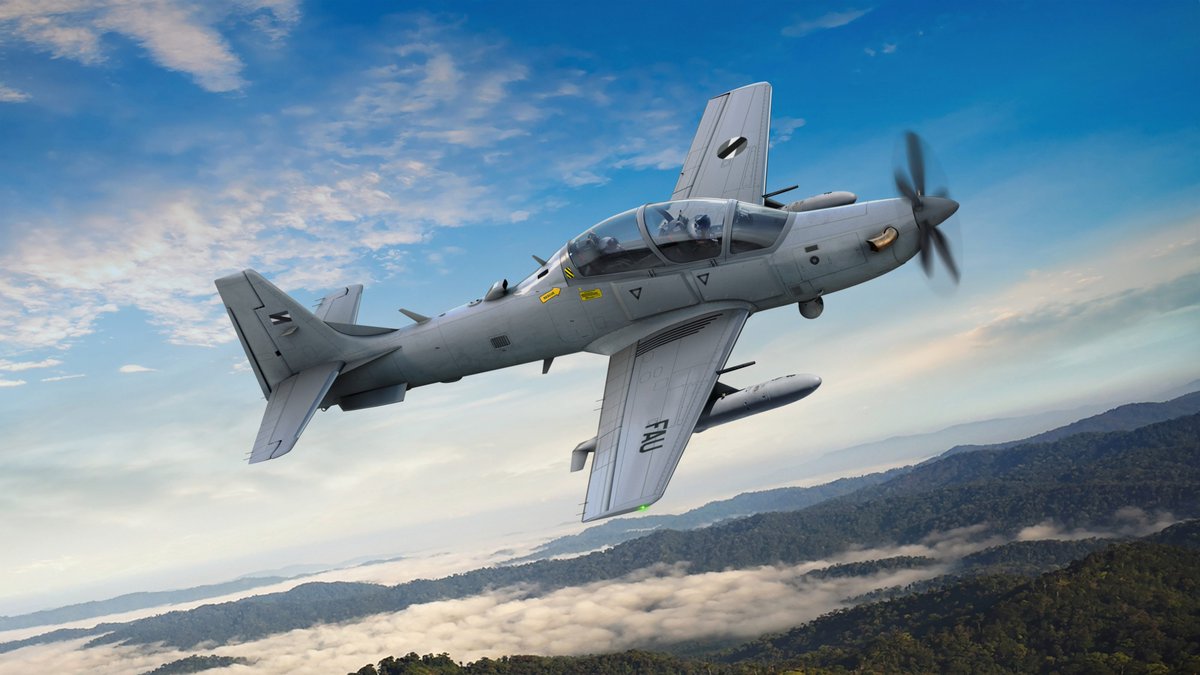 embraer's tweet photo. #NOTÍCIA | Embraer anuncia venda do A-29 Super Tucano para a Força Aérea Uruguaia @Fuerza_aerea_uy. Leia notícia completa: https://t.co/wLeflpekZF #EmbraerStories #A29 #SuperTucano https://t.co/Lj2IKMMcFO