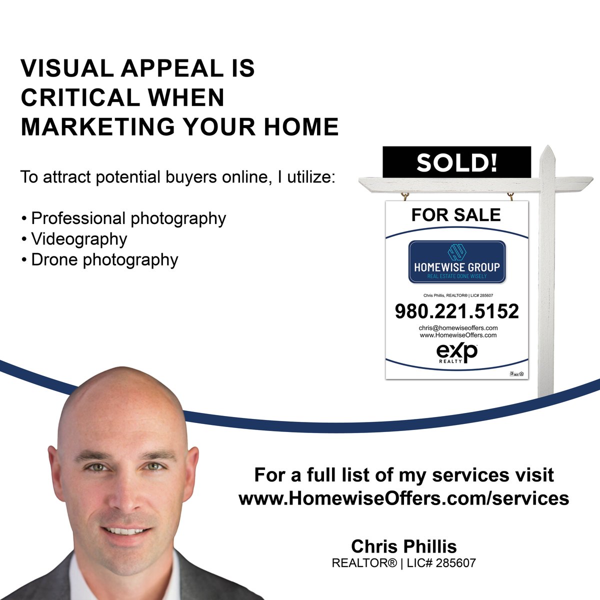 JustDoItCP's tweet photo. My listing marketing package ensures your home looks great online and onsite.

Your “Go To” Real Estate Pro whenever you need a local expert.

DM or Call me at (980) 221-5152

For a full list of my services visit https://t.co/VdmGBqFHu8 https://t.co/rL7JCMDV0Y